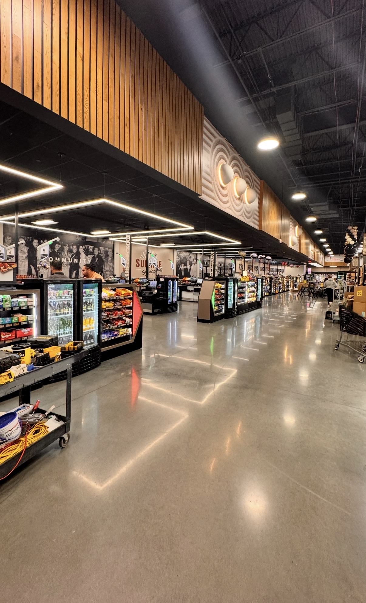ShopRite Sunrise — full front-end grocery checkout merchandising deployment